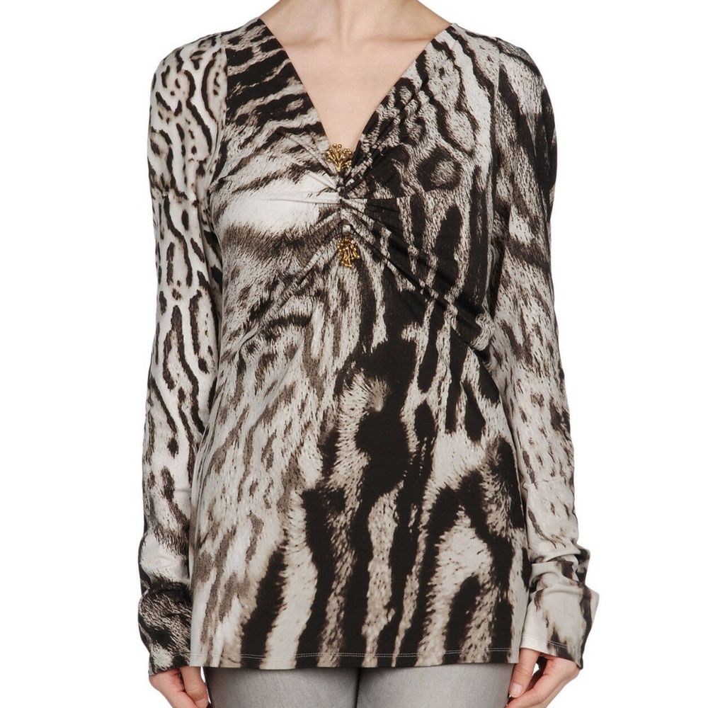 Roberto Cavalli Top Size 10 NWT
